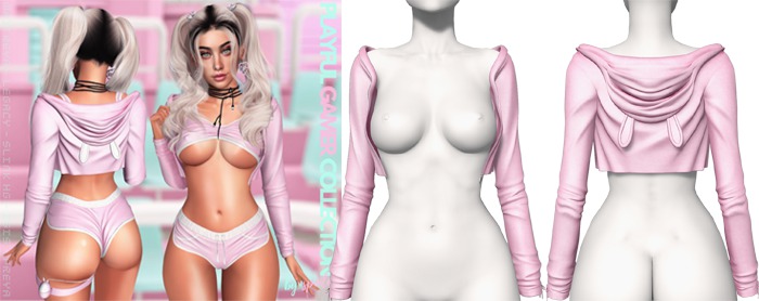 Spoiled - Gamer Bunny Hoodie Polly Pocket Pink