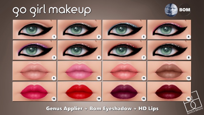 *Booty's Beauty* [Genus BOM & HD] Go Girl Makeup