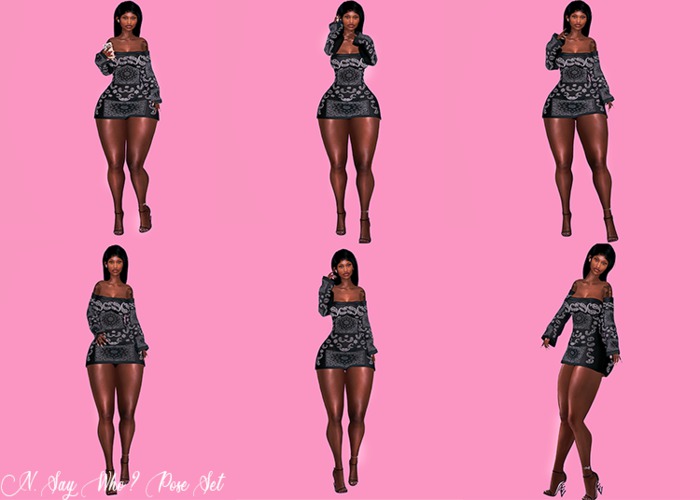 N. Say Who? Pose Pack