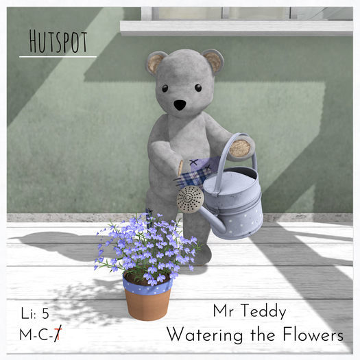 (SD) Mr Teddy - Watering the Flowers