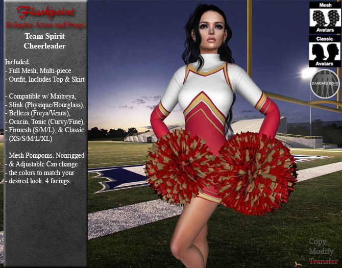 Team Spirit Cheerleader - San Francisco