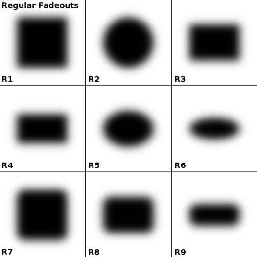 PROMO ➛ Basic Shadows - Set 1, Regular Fadeout (Medium Blur Radius) - 9 Textures - Copy/Mod/Trans (Wear to Unpack)