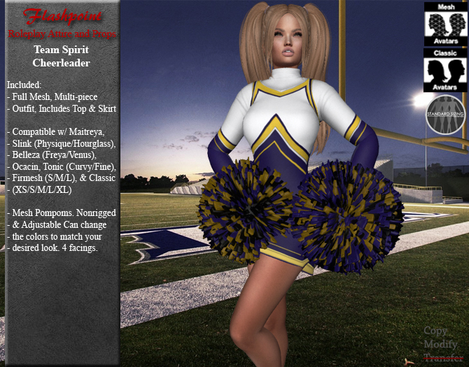 Team Spirit Cheerleader - Baltimore