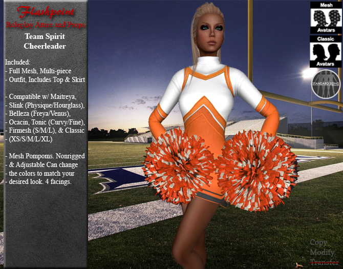 Team Spirit Cheerleader - Cleveland