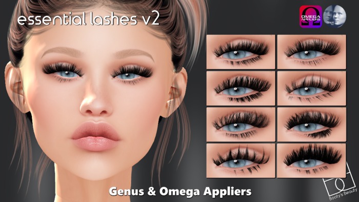 *Booty's Beauty* [Genus & Omega] Essential Lashes Set V2