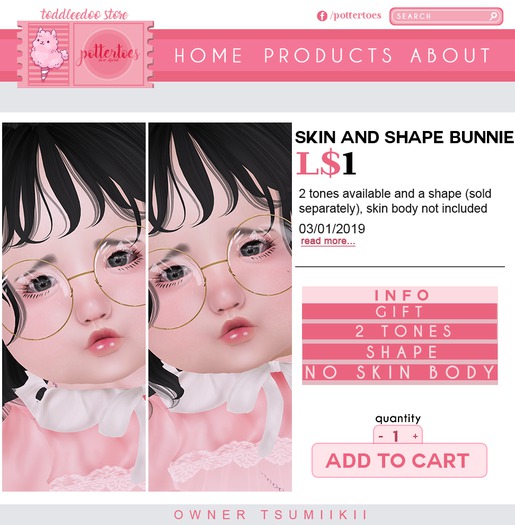 **Pottertoes** Bunnie [02]