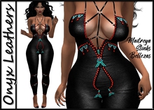 Native Leather Jumpsuit - Multi sizes