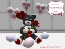 BMC349 -PERFECT GIFT FOR A LOVED ONE ON VALENTINE'S DAY. CUTE VALENTINE BEAR.