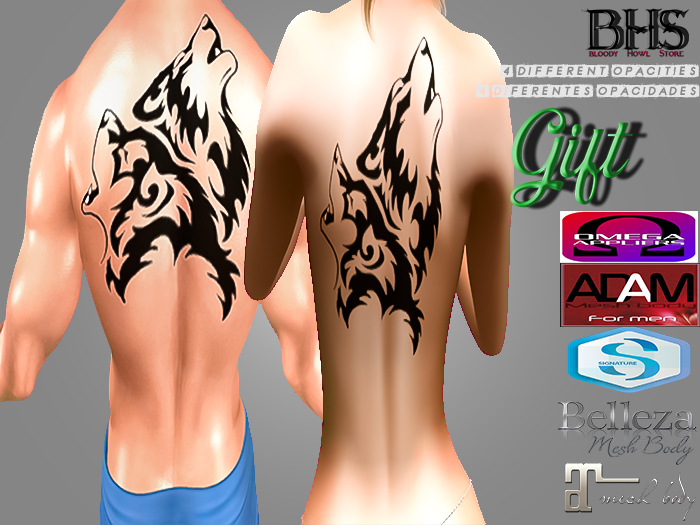 BHS Tattoo Gift Dos lobos