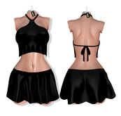 ** Harmonia Black Stella Outfit Skirt & Top - Maitreya