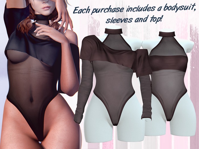 Lunar - Miki Top & Bodysuit - Nightfall