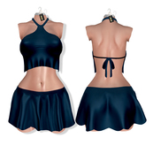 ** Harmonia Navy Stella Outfit Skirt & Top - Maitreya