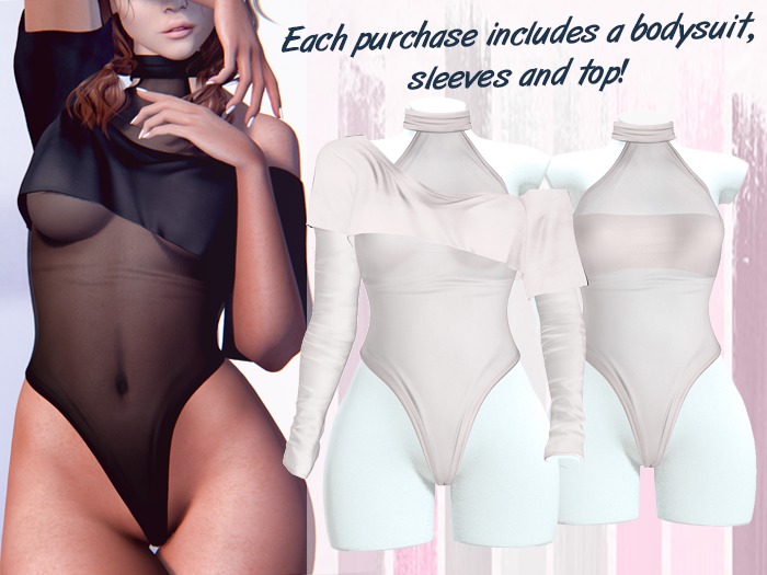 Lunar - Miki Top & Bodysuit - White
