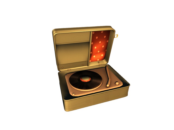 {vespertine} suitcase player.