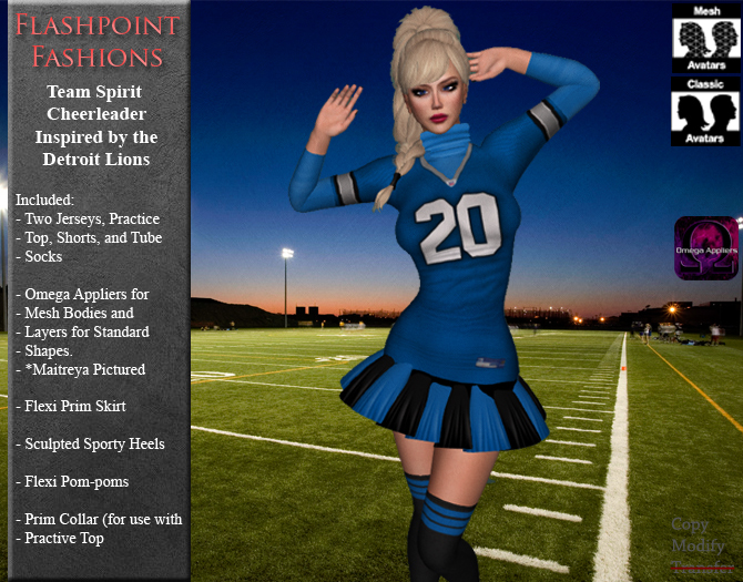 Team Spirit - Detroit Cheerleader
