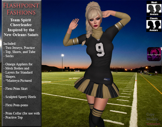 Team Spirit - New Orleans Cheerleader