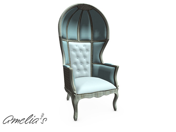 Amelia's Light Rattan Canopy Chair (Boxed)