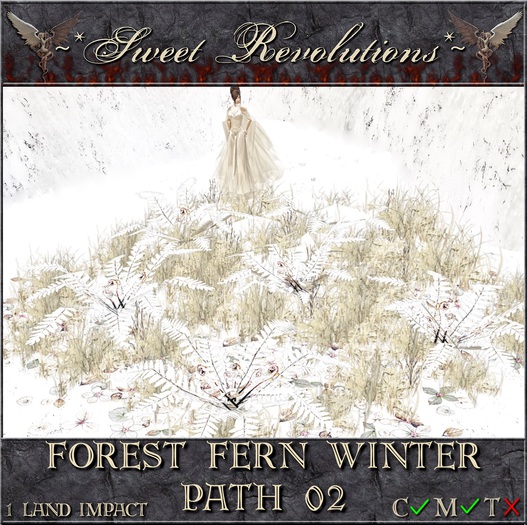 ~*SR*~ Forest Fern Winter Path 02 cm Box