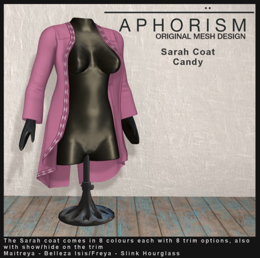 !APHORISM! - Sarah Coat Candy