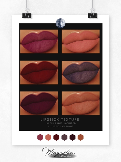 *Magnolia *- Texture FULL PERM - Genus -  Lipstick#1