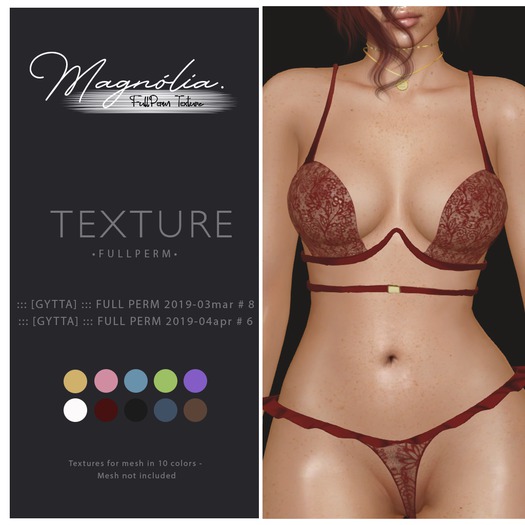 *Magnolia *Texture FULL PERM-[GYTTA] Set