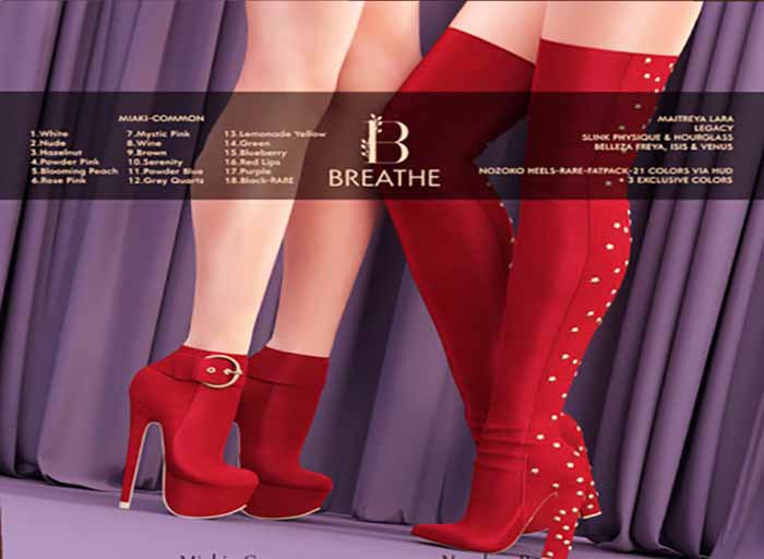 [BREATHE]-Miaki Heels-Wine-M.Lara