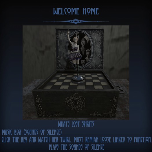 WLS - WELCOME HOME - MUSIC BOX - [boxed]