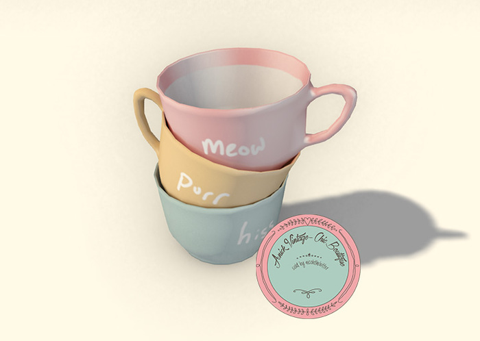 +Half-Deer+ Cutie Clutter - Stacked Cups (Pastel)