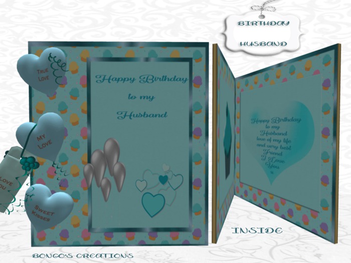 BMC355 - HAPPY BIRTHDAY TO MY HUSBAND.