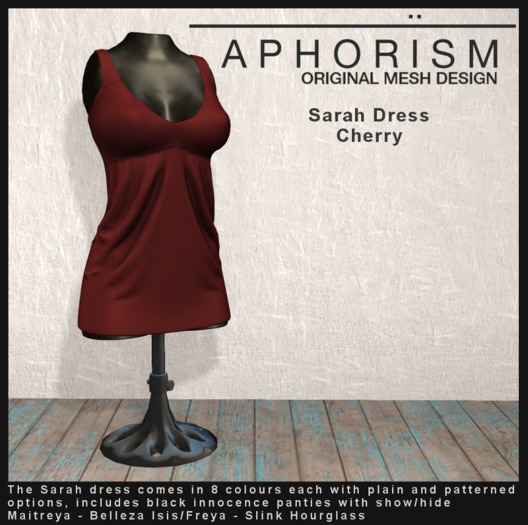 !APHORISM! - Sarah Dress Cherry