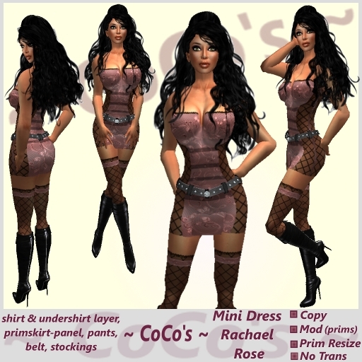 ~ CoCo 's ~ Mini Dress Rachael Rose