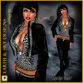 Wild Cat grey - Earth & Sky Design x