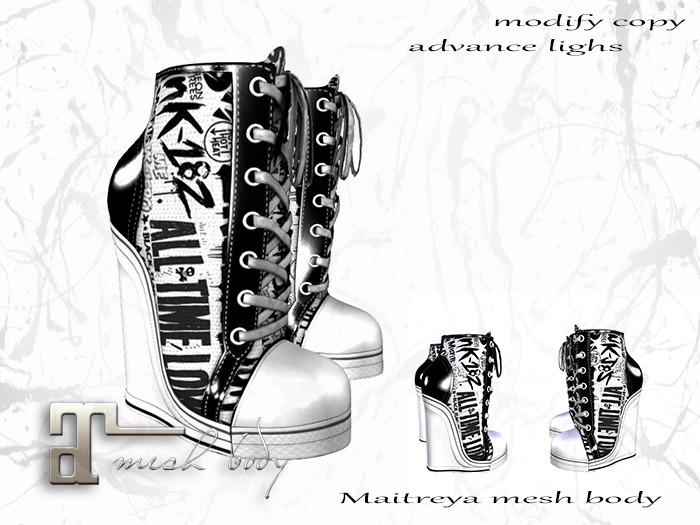 .:AB:. Wedge platform sneakers maitreya