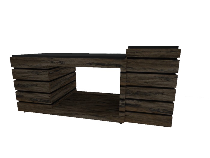 {3K Customs} Wood Store Counter