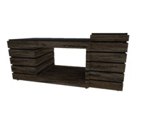 {3K Customs} Wood Store Counter