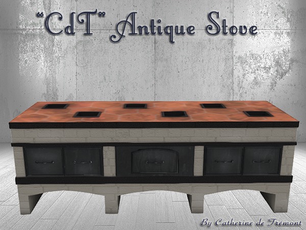 "CdT"  Antique Stove