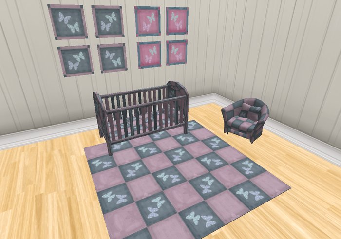 Special Cot Set Patchwork Purple