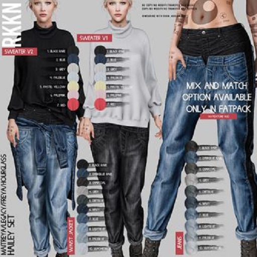 RKKN. Hailey Sweater V1 Blue