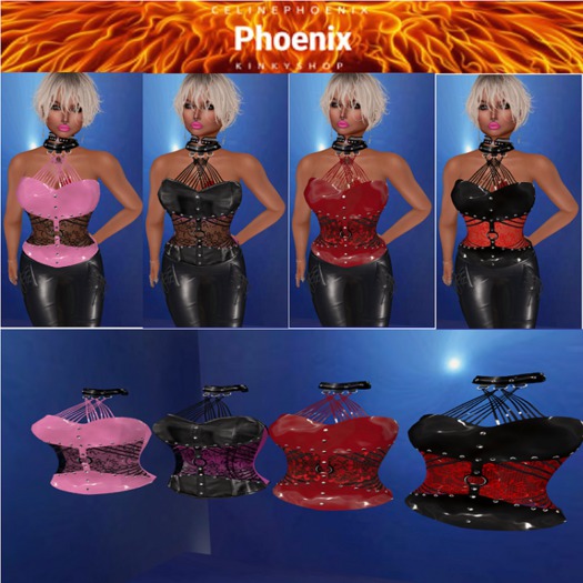 Phoenix Corset with lace