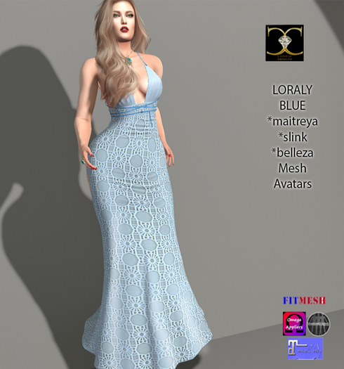 LORALY BLUE GOWN