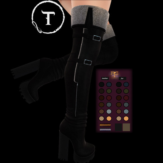 FDD *Ashmy* Boots - Over Knee (Maitreya) RARE