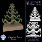 [Sherbert] Full Perm Wooden Tree Decor  (ADD)