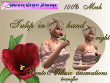 Spring Tulip in right hand, Bento&Classic animations, redd 001 TR_6