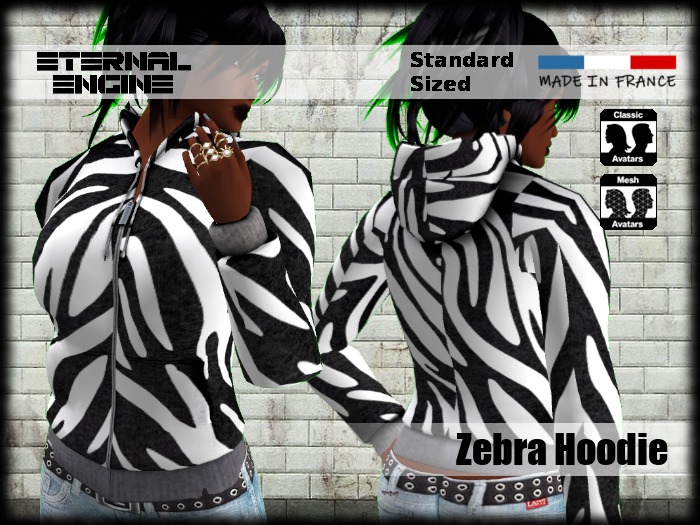 EE - Zebra Hoodie