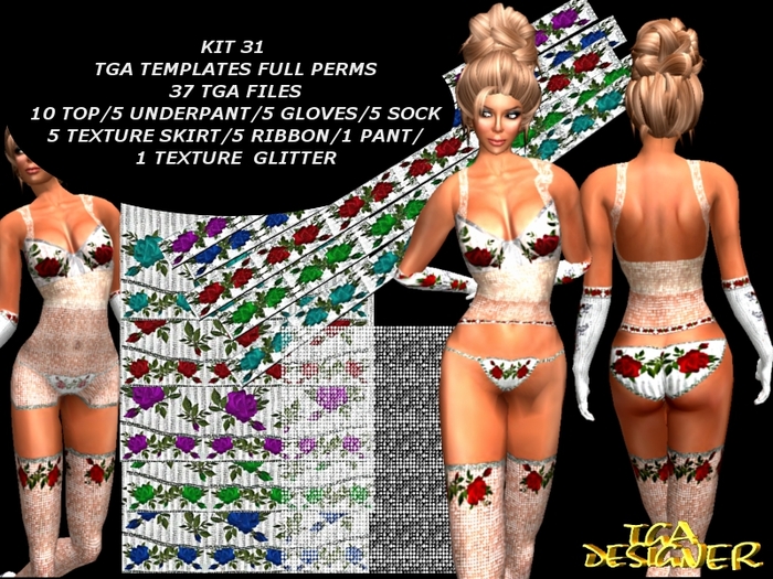   KIT 31 TGA TEMPLATE FULL PERMS 