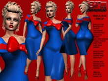 **MARLIE BLUE VERSION PIN UP STYLE COMPLET OUTFIT** (WEAR)