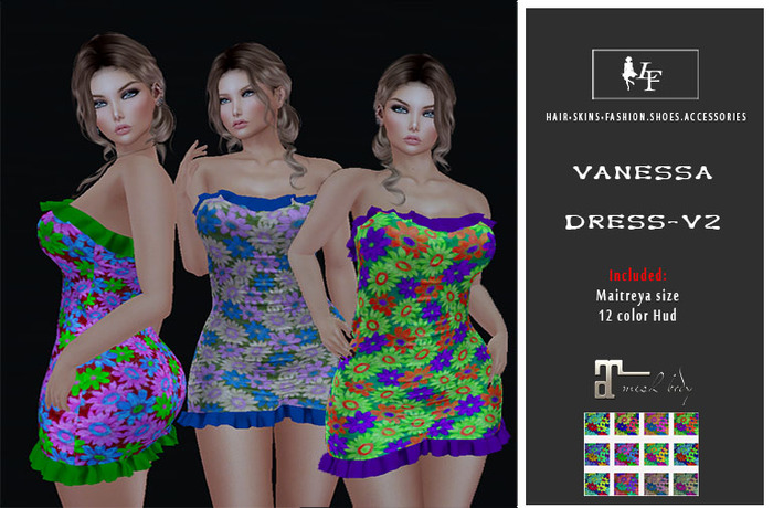 *LF* Vanessa Dress_V2/Maitreya
