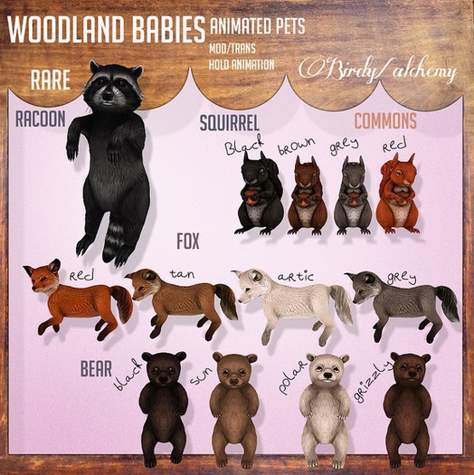 Birdy/Alchemy -Forest Babies  - Fox - Brown [BOX] 1