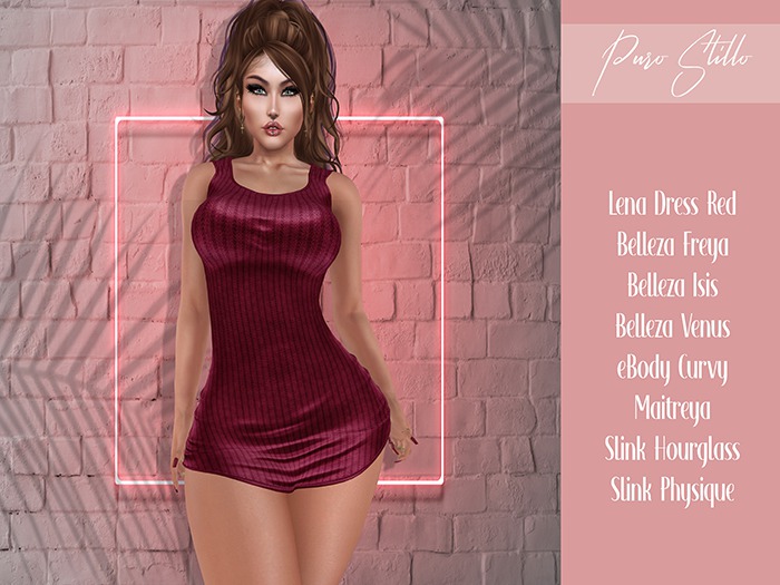 .::PS::.Lena Dress - Red