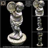 GD MESH FULL PERM STATUA GARDEN CHERUB